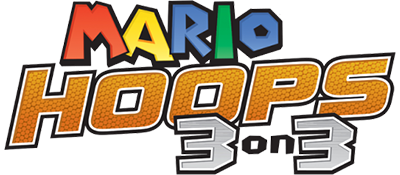 Mario Hoops 3 on 3 title screen for Nintendo DS